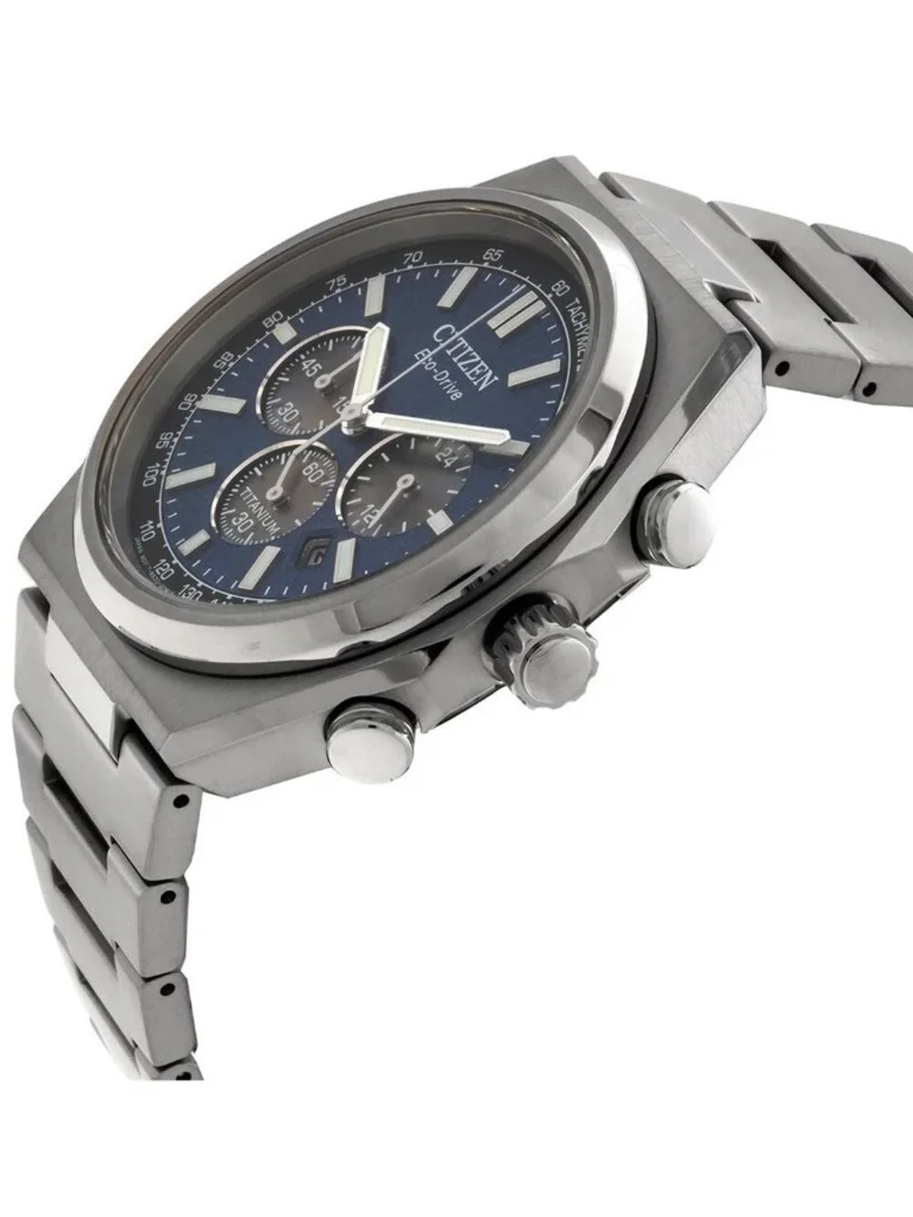 NWT Citizen Zenshin Chronograph Blue Dial Men's Watch